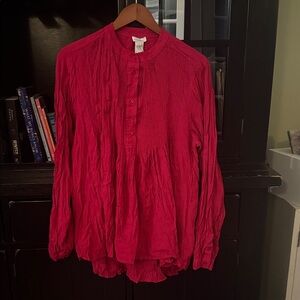 Sundance Mystic Falls Top-Women's Red/Pink, Size Large